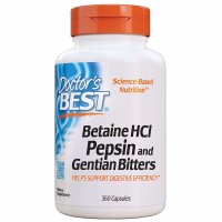 Doctor’s Best 닥터스 베스트 베타인 HCI 펩신 겐티아나 뿌리 360정 Betaine HCI Pepsin Gentian Bitters