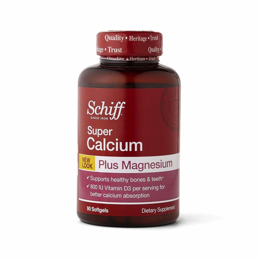 (미국직배) 1+1 <b>Schiff</b> 칼슘 + <b>마그네슘</b>, 비타민D 90정 Calcium Carbonate Plus <b>Magnesium</b> with Vitamin D3