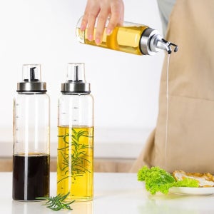 룰루홈 오일병 간장병 소스 시럽 유리 들기름 참기름통 원터치형 300ml