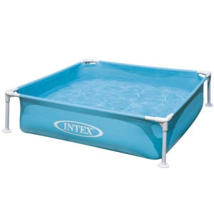 인텍스 사각 프레임 풀장 57173 유아용 조립식 미니 실내 야외 겸용 수영장