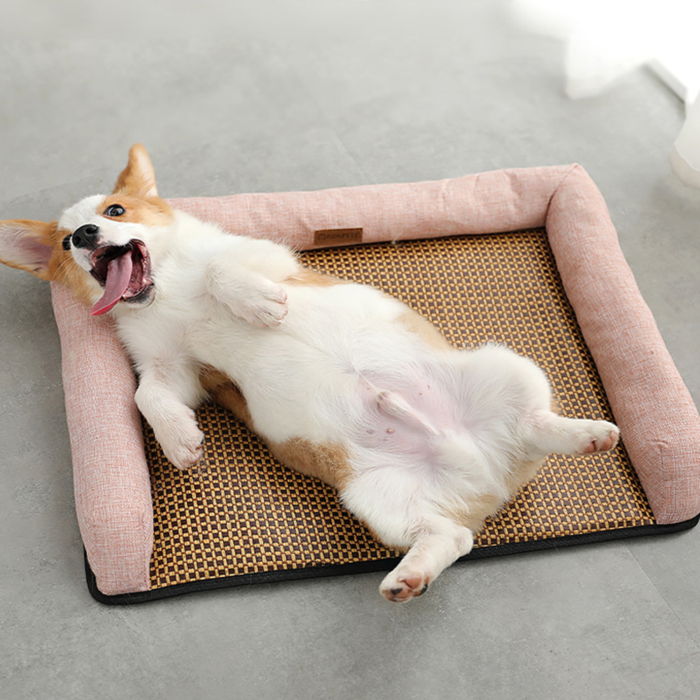 등나무 강아지 쿨매트 애견 쿨링매트 고양이 여름방석 반려동물 반려견 여름 쿨잠방석 침대