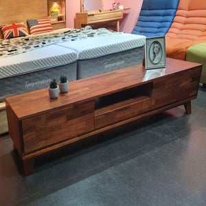 국내제작 제논 멀바우 원목 1800 TV거실장