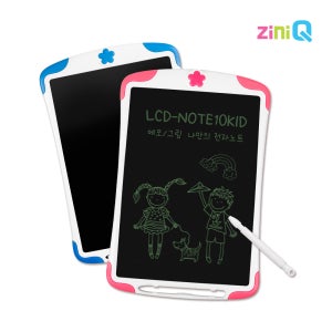 서진네트웍스 지니큐 LCD-NOTE10KID 10인치 전자노트 노트패드 메모패드 그림장