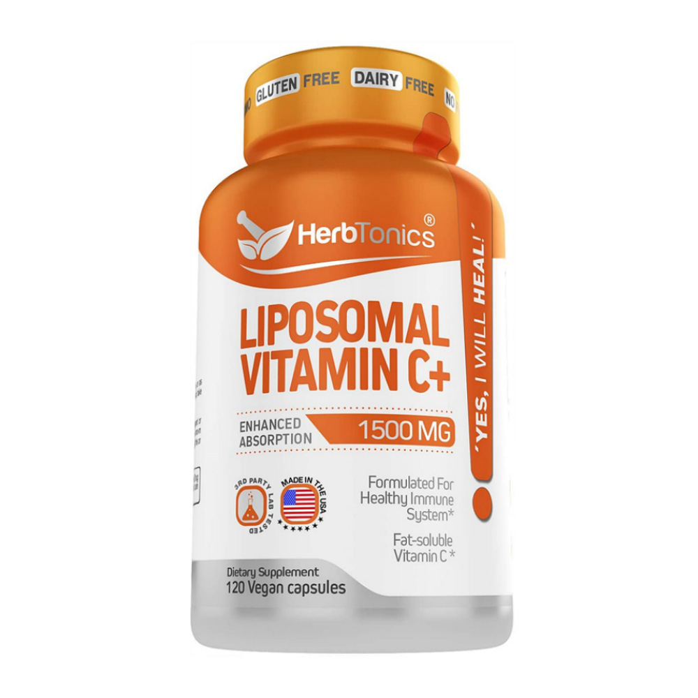 Herbtonics 허브토닉스 리포조말 <b>비타민C</b> 1500mg 120정 High Strength Liposomal <b>Vitamin C</b>