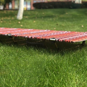 초경량 알루미늄 감성 로우 야전침대 접이식 간이침대