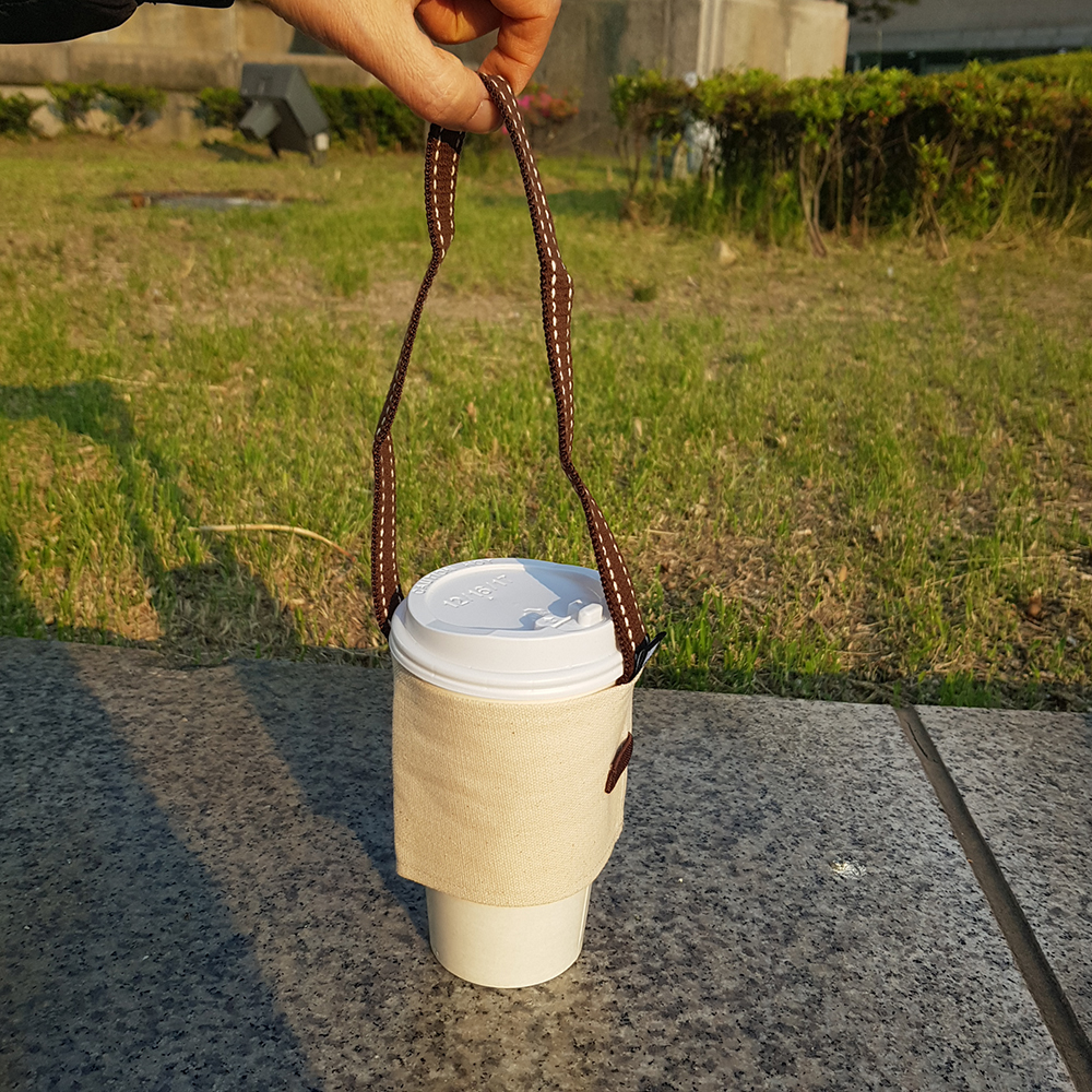 드링크백 컵홀더 대만 친환경 베이직 에코 테이크아웃 커피 가방 드링크 홀더