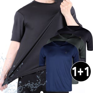 1+1 페리투 등산복 반팔냉감티 남성티셔츠 스판티 작업복