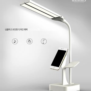 책상 학습용 탁상 독서실용 스탠드 led 더블 조명 더블헤드 시력보호 간편충전 독서등