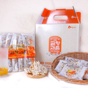 제주 전통한과 신효귤향과즐 스승의날 남자친구부모님 선물세트 5봉(50개입)