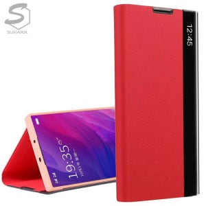 샤오미홍미노트8 클리어뷰 플립 핸드폰 케이스