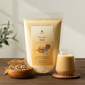 가루선생 타먹는 생두유 18곡 미숫가루 국산 곡물 18가지 무첨가 선식 식사대용 500g