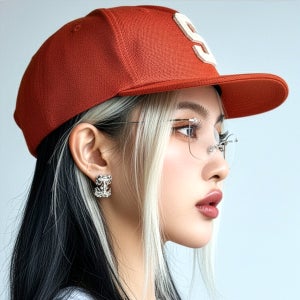 싱클레어 덤프 오렌지 컬러 볼캡 명품 휴대편한 간지나는 야구모자 남자 여자 스냅백