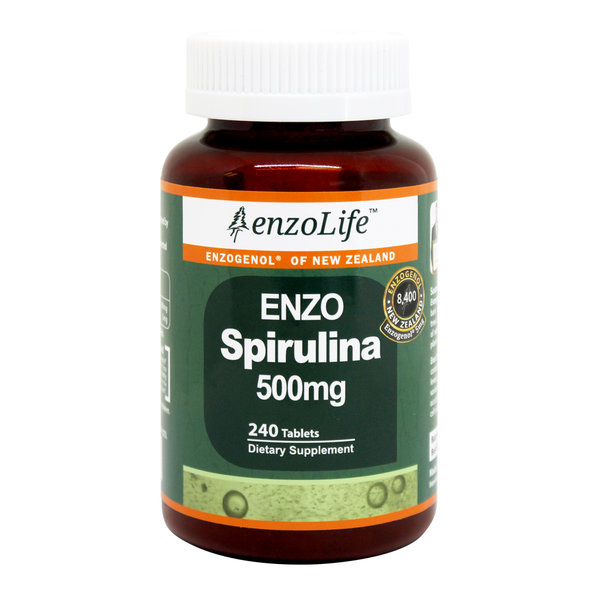 <b>엔조라이프 스피루리나</b> 효능 500mg 240정 스피루나