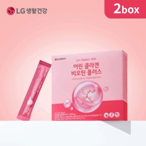 LG생활건강 리튠 어린 콜라겐 비오틴 플러스 30포, 2개