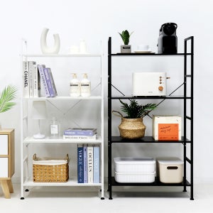 이지라이프 튼튼한 이지랙 책장 선반 거실 서재 진열장 4단