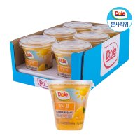 Dole 돌 후룻컵 망고 198g x 6개입 과일 통조림