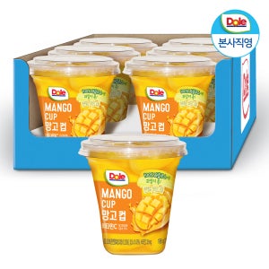 Dole 돌 후룻컵 망고 198g x 6개입 과일 통조림