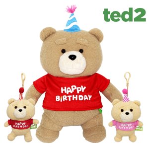 19곰 테드2 곰인형 생일 가방고리인형 중형인형