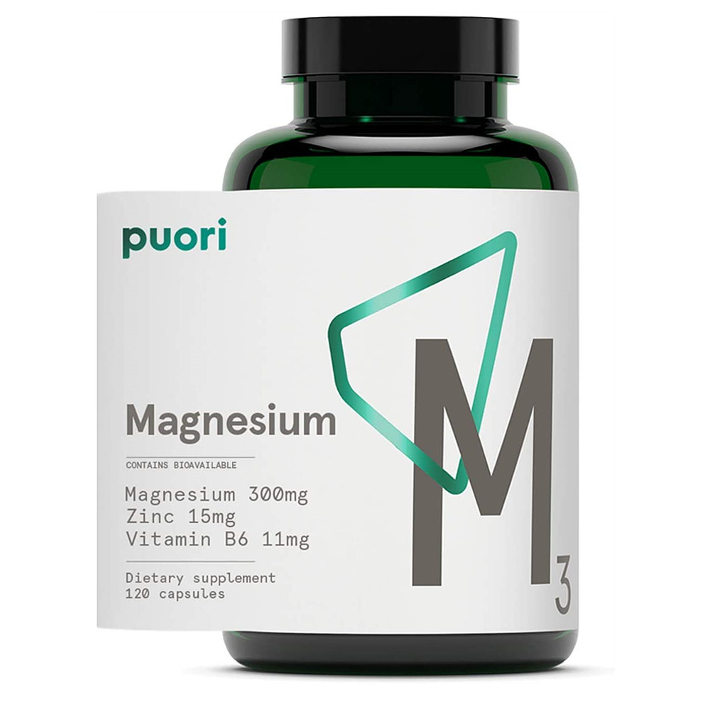 Puori 퓨오리 <b>마그네슘 M3</b> 보조제 120 캡슐