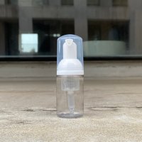 거품용기 거품펌프용기 30ml(투명+화이트캡) 국산 소분 공병