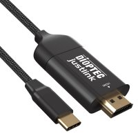 DIOPTEC JUSTLINK-CTH02 USB 3.1 C TO HDMI 케이블 2M