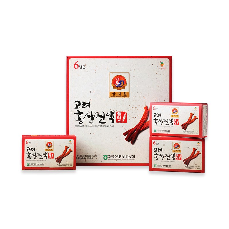 고려홍삼진액 플러스 80mlx30포 <b>백제금산인삼농협</b>