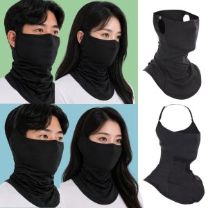 2xb 숨편한 자외선차단 골프 안면마스크 냉감 얼굴햇빛가리개 얼굴가리개 쿨버프 여름 썬