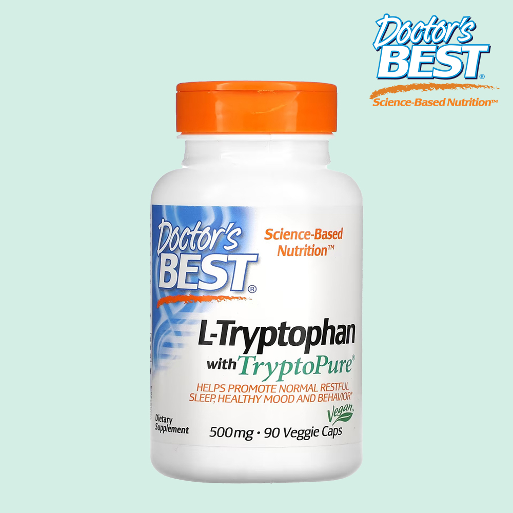 닥터스 베스트 엘 <b>트립토판</b> 세로토닌 <b>500</b>mg 90베지캡슐