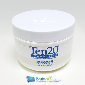 Ten20 Conductive Paste 228g(8oz) 1ea, 텐투웨니컨덕티브 전도페이스트, 대용량 전극풀, 낱개 소량, 전도성 전극풀, 뇌파검사, 뉴로피드백, 전극부착풀