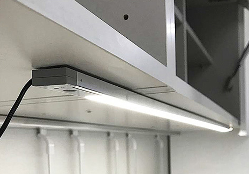 한샘 주방 싱크대 상부장 외부형 빌트인 LED LTB-HSEG60 감지센서 로고라이팅조명