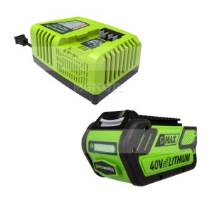 그린웍스 제품 공용 40V 배터리 4AH 고속 충전기 세트
