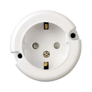 진흥전기 노출콘센트 1구 연선용