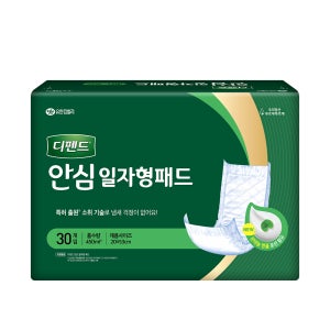 디펜드 와상 환자용 안심 일자형 패드 30매x6팩 성인 속기저귀