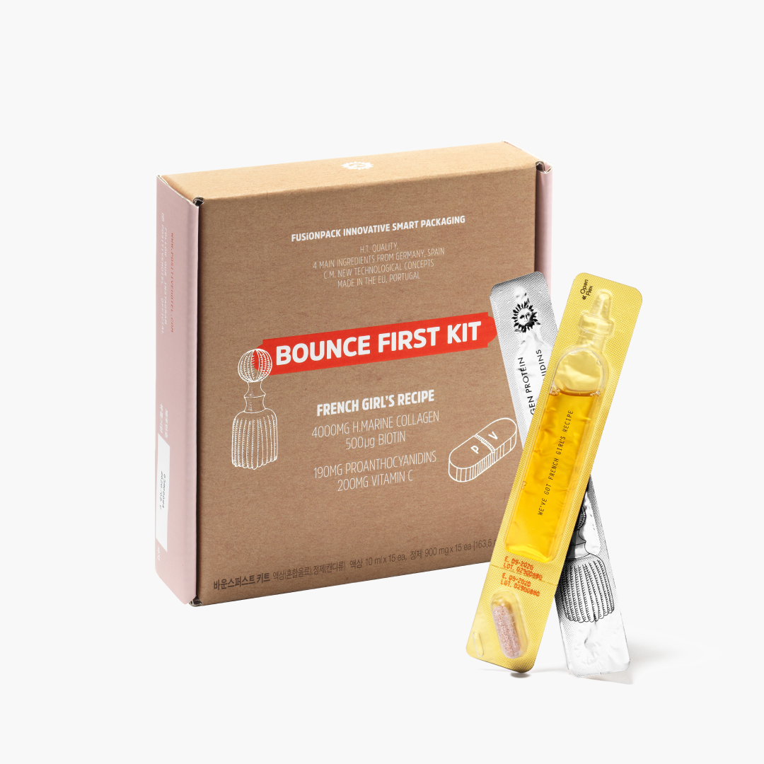 <b>파지티브호텔</b> 비오틴 <b>콜라겐</b> 바운스 퍼스트 키트 1BOX (10.9g x 15키트) 액상<b>콜라겐</b>