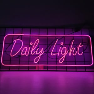 커스텀 네온사인 수제조명 네온 주문제작 원형 사각형 테두리 조명 무드등