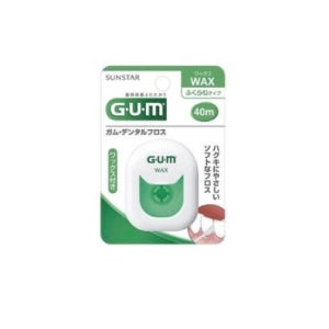 GUM 검 치과 그린 왁스 휴대 치실 6개 12개 24개