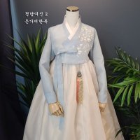 [한복대여 은가비한복]청담여신(블루) 산뜻한 화사함 하객 결혼식 혼주한복