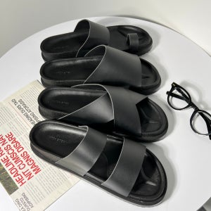 남자 여름 가죽 샌들 신발 4종