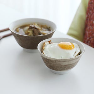 다온아토 내추럴 브라운 한식 공기와대접 세트