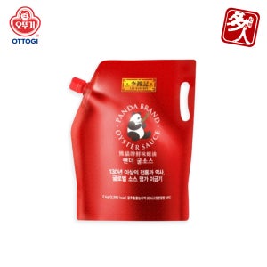 다인 오뚜기 팬더 이금기 굴소스 스파우트팩 2kg 볶음밥