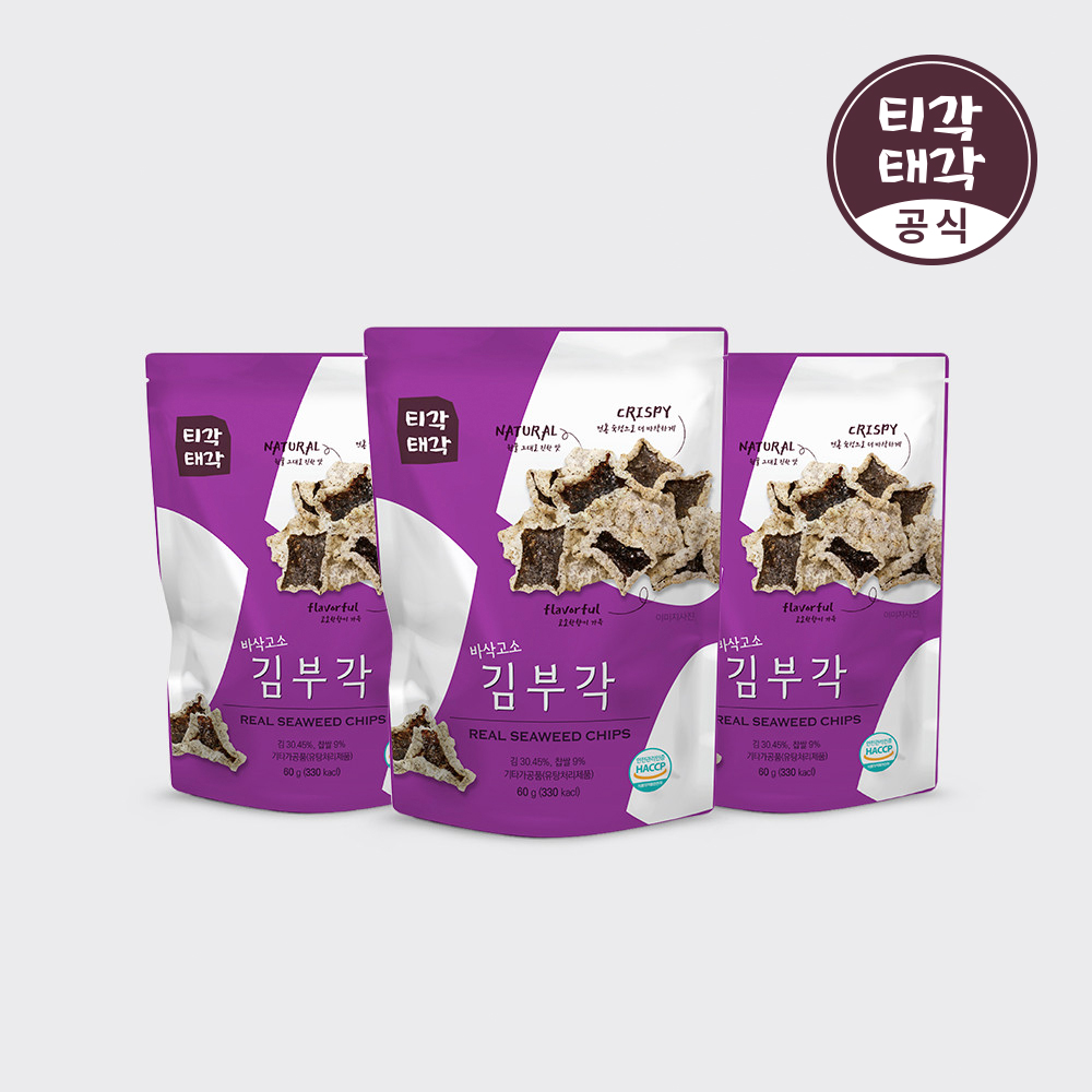 티각태각 속초 중앙시장 명물 티각태각 고구마 부각 30g x 10봉