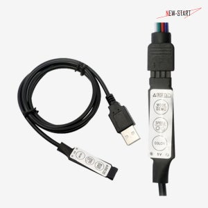 SB 자동차 차량용 5V전용 USB RGB LED모듈 SD