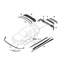 BMW 정품 M 퍼포먼스 카본 리어디퓨져 G20 3 시리즈 BMW 순정 유럽 직수입 2459740