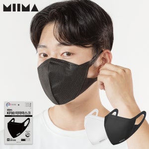 미마마스크 KF80 10개입 미세먼지 황사 보건용마스크 / 대형 중형 소형