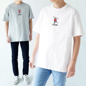 VACATION 오버핏 남자 반팔 티셔츠 빅사이즈 여자 커플티