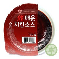 동원홈푸드 디핑볼 숯불매운치킨소스 한박스(30g x 32ea)