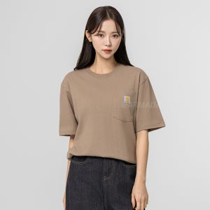 칼하트 K87 워크웨어 포켓 반팔티셔츠 데져트