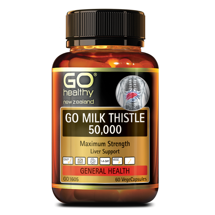 <b>고헬씨</b> 밀크씨즐 50,000 60정 하루1알 뉴질랜드 직구 Go Healthy Milk Thistle 60 SoftGel Caps