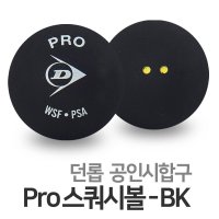 던롭 Pro 스쿼시볼 블랙 시합공인구 1개입