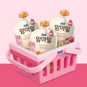 [12개월10+10] 맘마밀 안심이유식100g 가리비두부, 표고버섯소고기, 아스파라거스닭가슴살 2박스 골라담기 (총20팩) [도착보장]